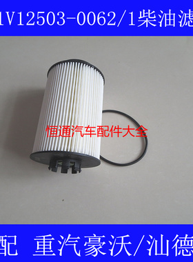 201V12503-0062/1柴滤适配重汽豪沃T5G曼发动机340马力柴油滤清器