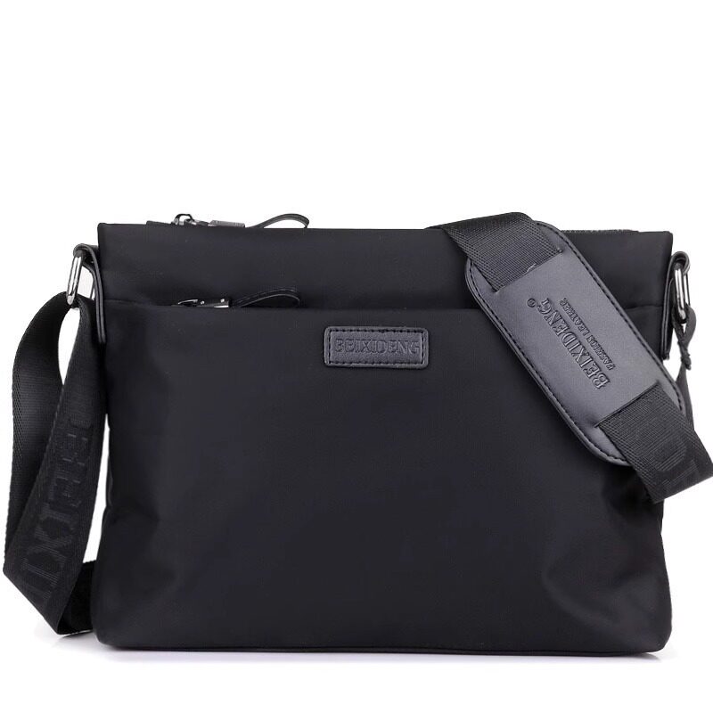 香港代购新款男士单肩包牛津布商务斜挎包休闲时尚小包横款男包潮