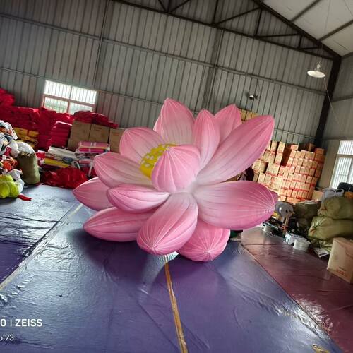 充气荷花大型充气花朵气模适合商场美陈活动布置节日庆典拍照打卡