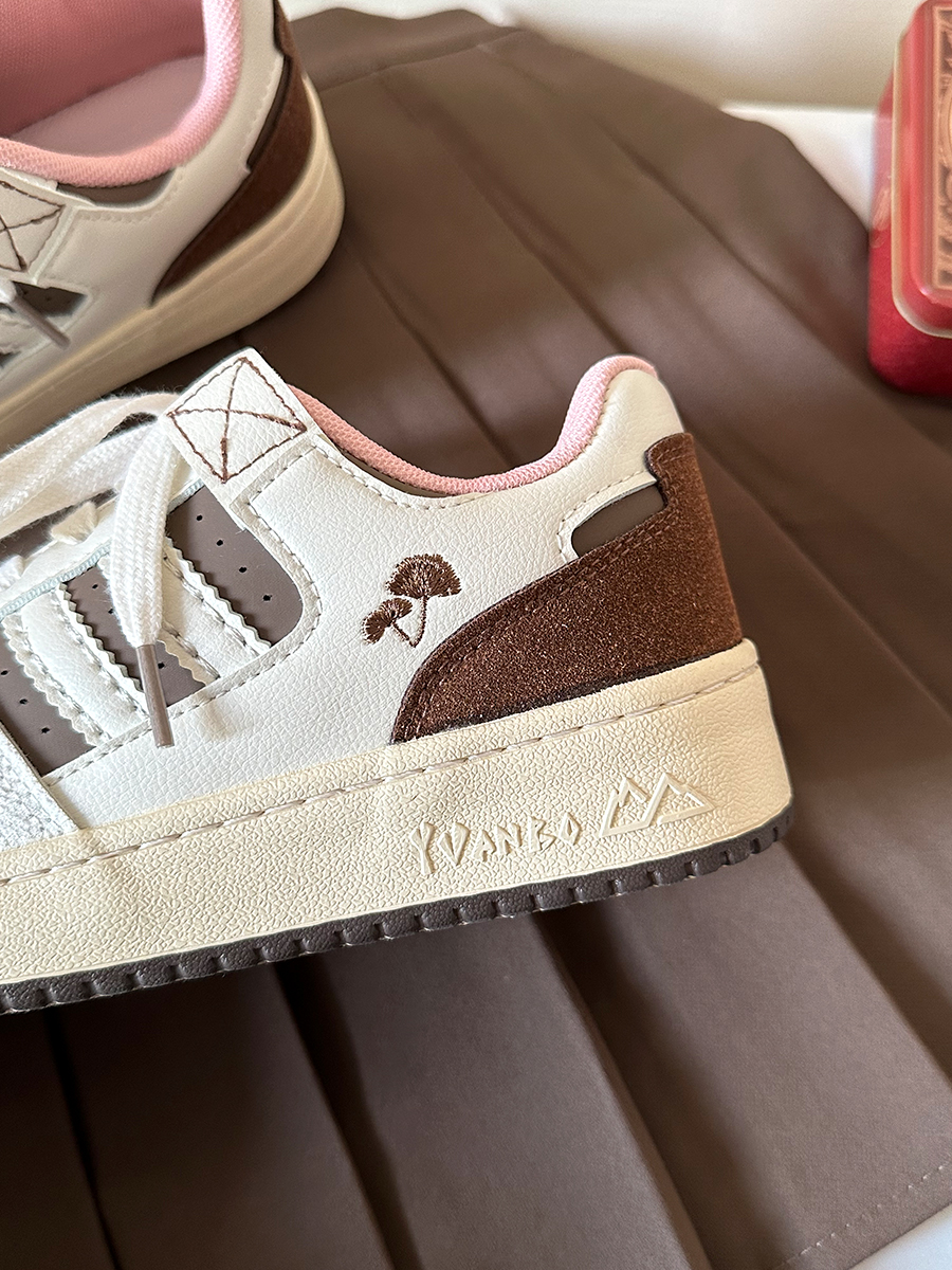 单鞋休闲厚底百搭复古小白鞋