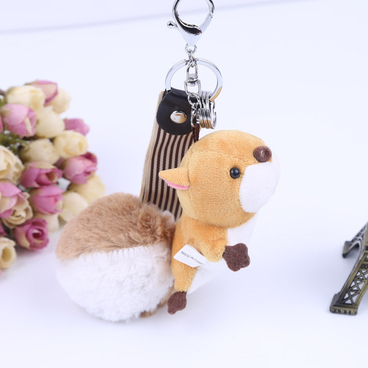 创意趴款毛绒松鼠钥匙扣飞天鼠挂件钥匙圈大尾巴饰品包包挂饰礼品在类目 节庆用品/礼品, 创意礼品, 钥匙扣中 - 来自Buy2taobao.com提供专业的淘宝代购服务