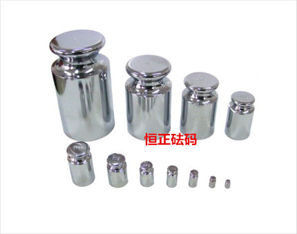 高精度M1钢镀铬电子秤天平秤校准连体砝码100g200g500g1kg5kg10kg