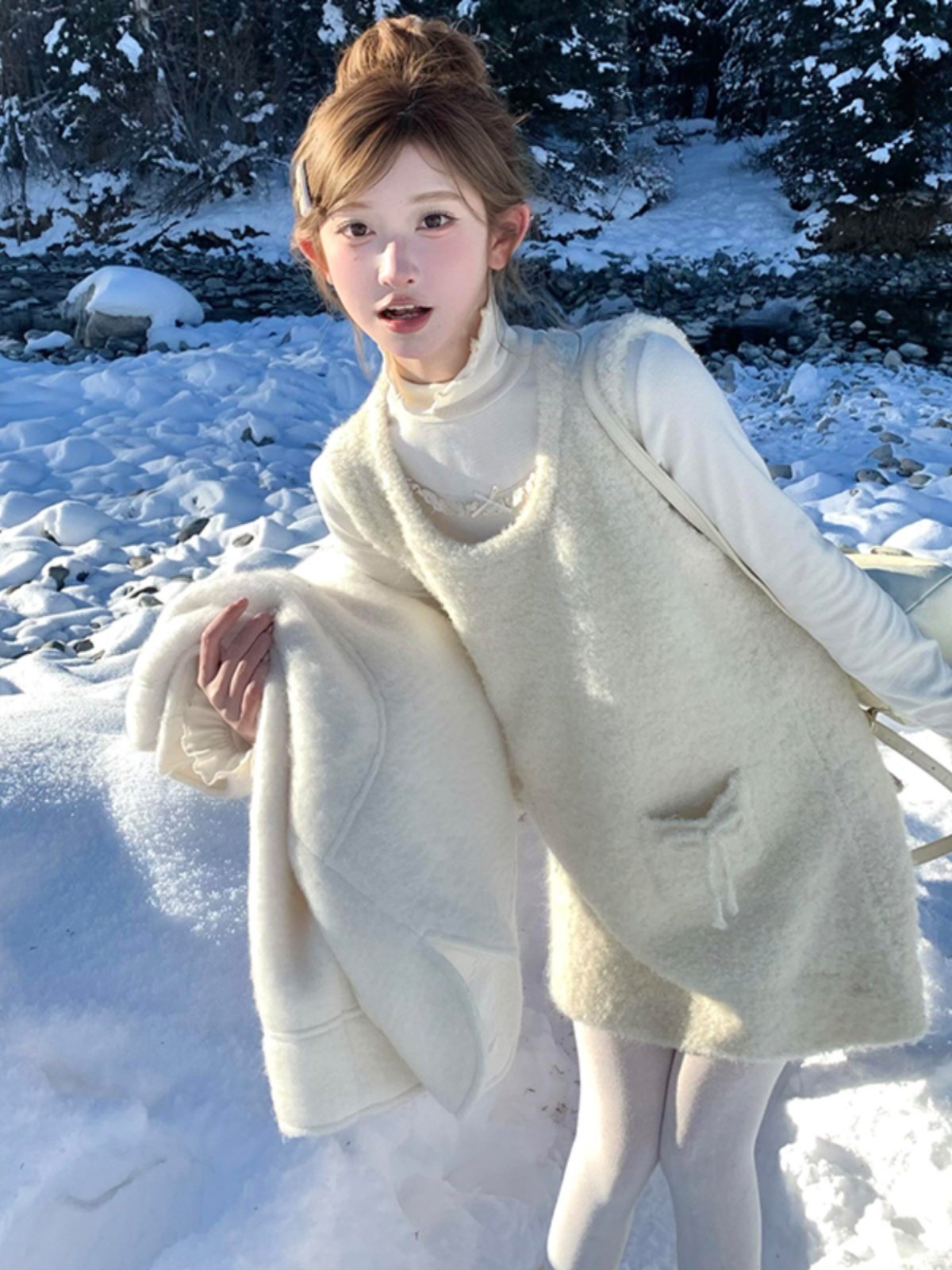 法国秋季超级热西装背心连衣裙女士秋冬2025新Miu风格富家女裙