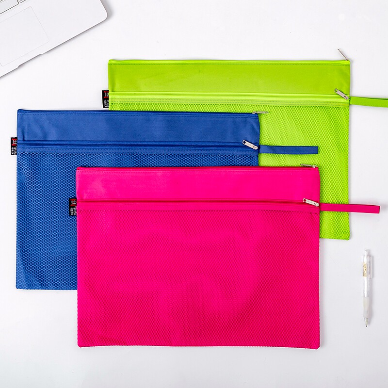 초대형 A3 파일 가방 캔버스 지퍼 핸드백 대용량 8K 그림 가방 아트 가방 그림 보관 가방