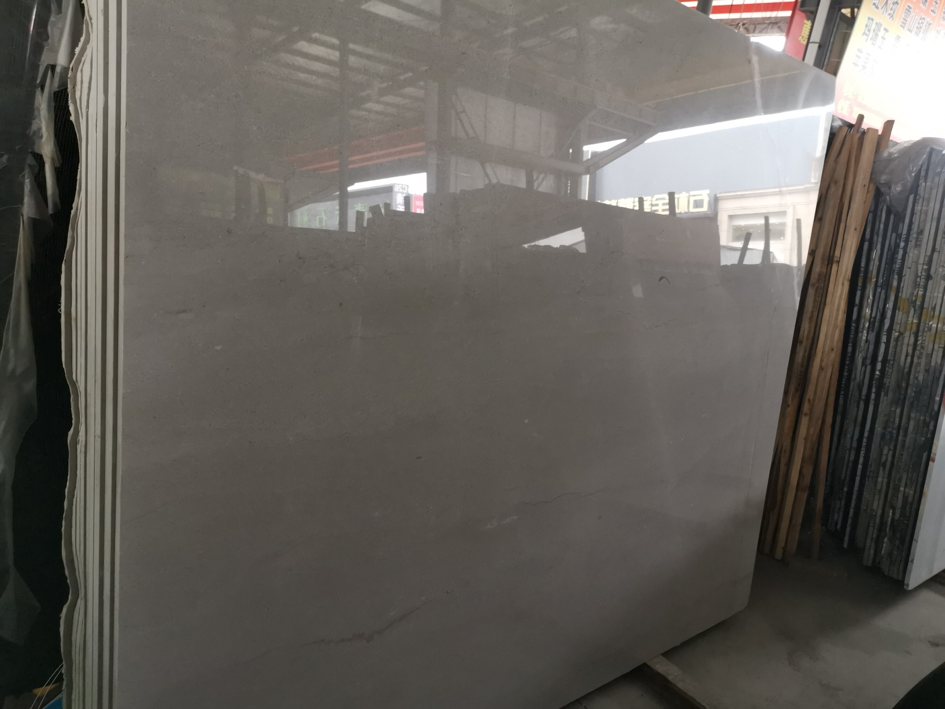 杭州天然大理石灰色门槛石窗台石台面过门石楼梯踏步背景墙人造石