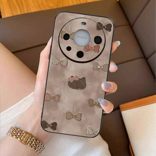 萌蝶喵语适用华为mate70pro手机壳m60新款 pura80荣耀magic8女50可爱p40高级感30文艺p70甜酷风nova14小众400