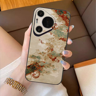 敦煌余韵适用华为mate70pro手机壳m60新款 pura80荣耀magic7女50敦煌p40高级感30艺术p70复古风nova14小众400