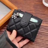 鱼子酱钱包女款 新款 真皮高级卡包钱夹皮夹子银包一体小巧小香风