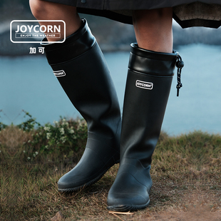 Joycorn男士雨靴户外野鸟靴钓鱼靴 轻便高筒防水防滑登山鞋橡胶鞋