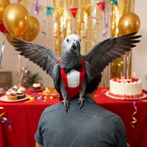 百变宠衣鹦鹉西装飞行服防拉屎