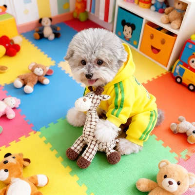 秋冬狗狗四脚菠萝格保暖衣