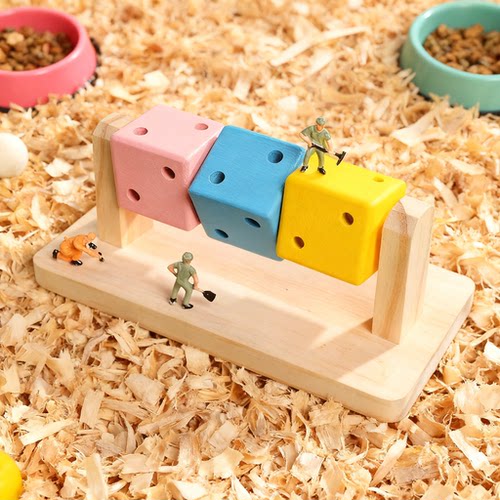 OXBOW仓鼠实木磨牙魔方玩具