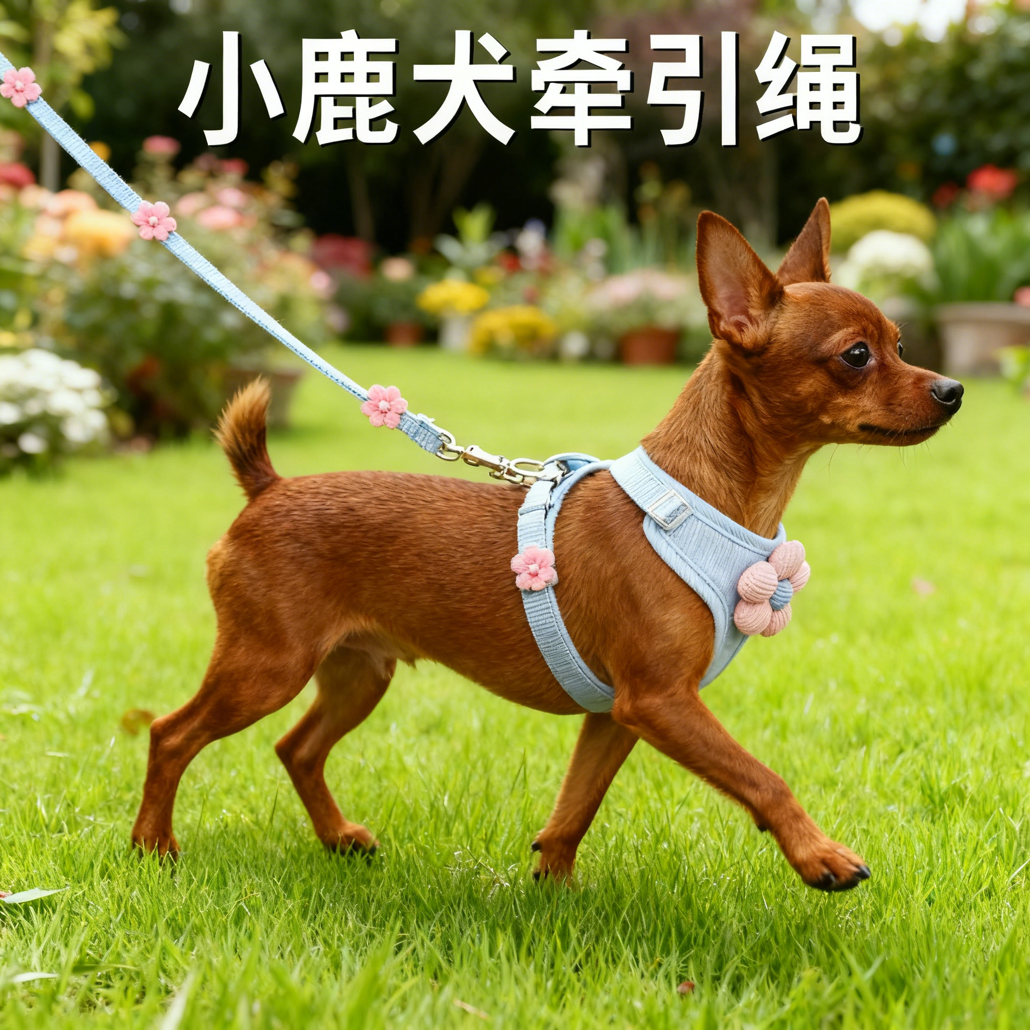小鹿犬牵引绳小型犬胸背带背心式外出防咬防爆冲专用宠物用品,宠物/宠物食品及用品,猫牵引绳,淘宝优惠券,粉丝福利购,淘宝优惠卷