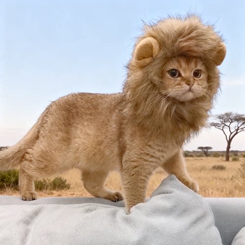 猫狗秋冬狮子造型搞怪头饰