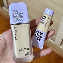 美宝莲粉底液SUPERSTAY轻亲持妆持久控油不易脱妆黄黑皮油皮正品