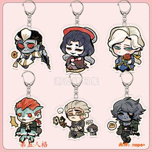 第五人格周边钥匙扣吧唧立牌宿伞红蝶约瑟夫孽蜥隐士愚人金挂件