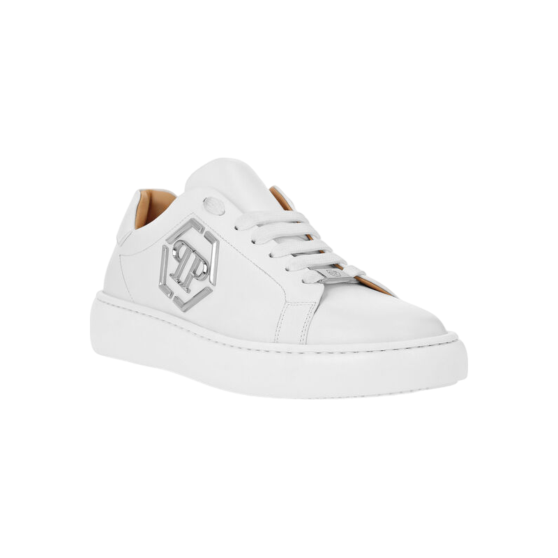 PhilippPlein/菲利普普兰男士Nappa皮金属徽标超轻减震新款