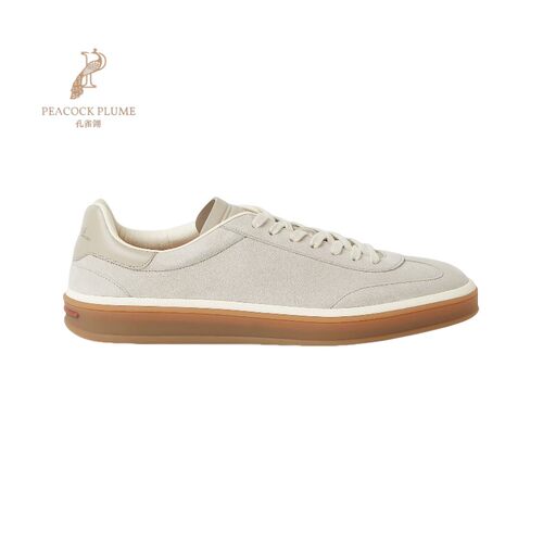 LoroPiana/诺悠翩雅男士运动休闲鞋绒面小牛皮防水压印LP标识新款
