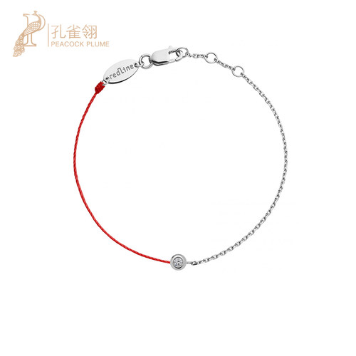 mini红绳女士克拉钻石手链