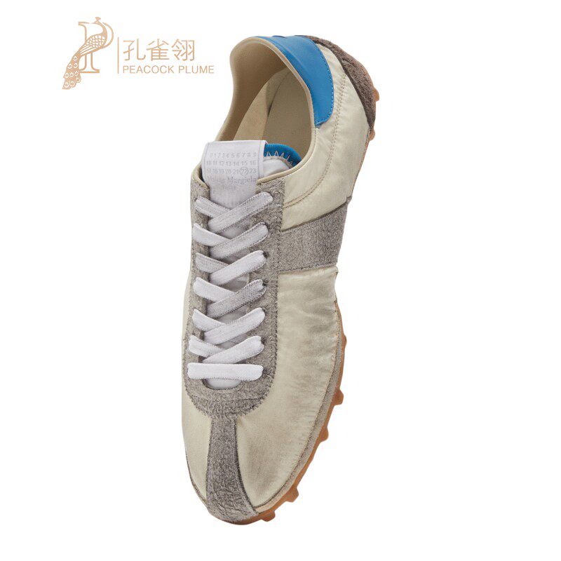 MaisonMargiela/马吉拉女士Sprinters复古麂皮绒小牛皮运动鞋新款