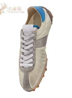 MaisonMargiela/马吉拉女士Sprinters复古麂皮绒小牛皮运动鞋新款