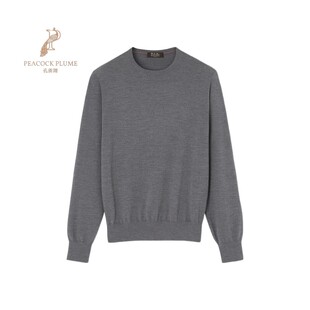 简约自然交织独家羊毛圆领新款 针织衫 诺悠翩雅男士 LoroPiana