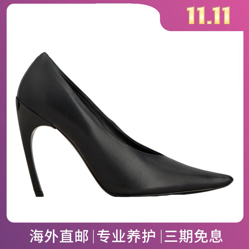 RogerVivier/罗杰维维亚女士高跟鞋优雅小羊皮漆面10厘米跟新款