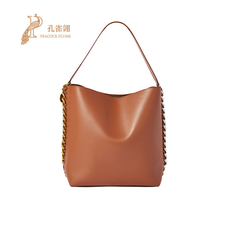 Stella McCartney/斯特拉女包标志性链条Frayme托特包手提单肩包