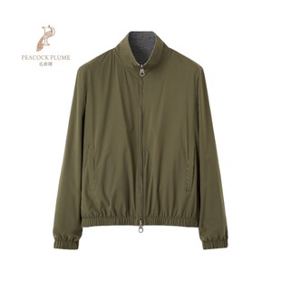 LoroPiana/诺悠翩雅男士夹克外套立领麂皮细节超细纤维新款