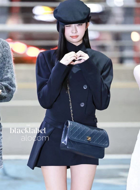 直井怜同款 TINA OPENYY羊毛不规则西装外套25秋冬 短裙 裙子