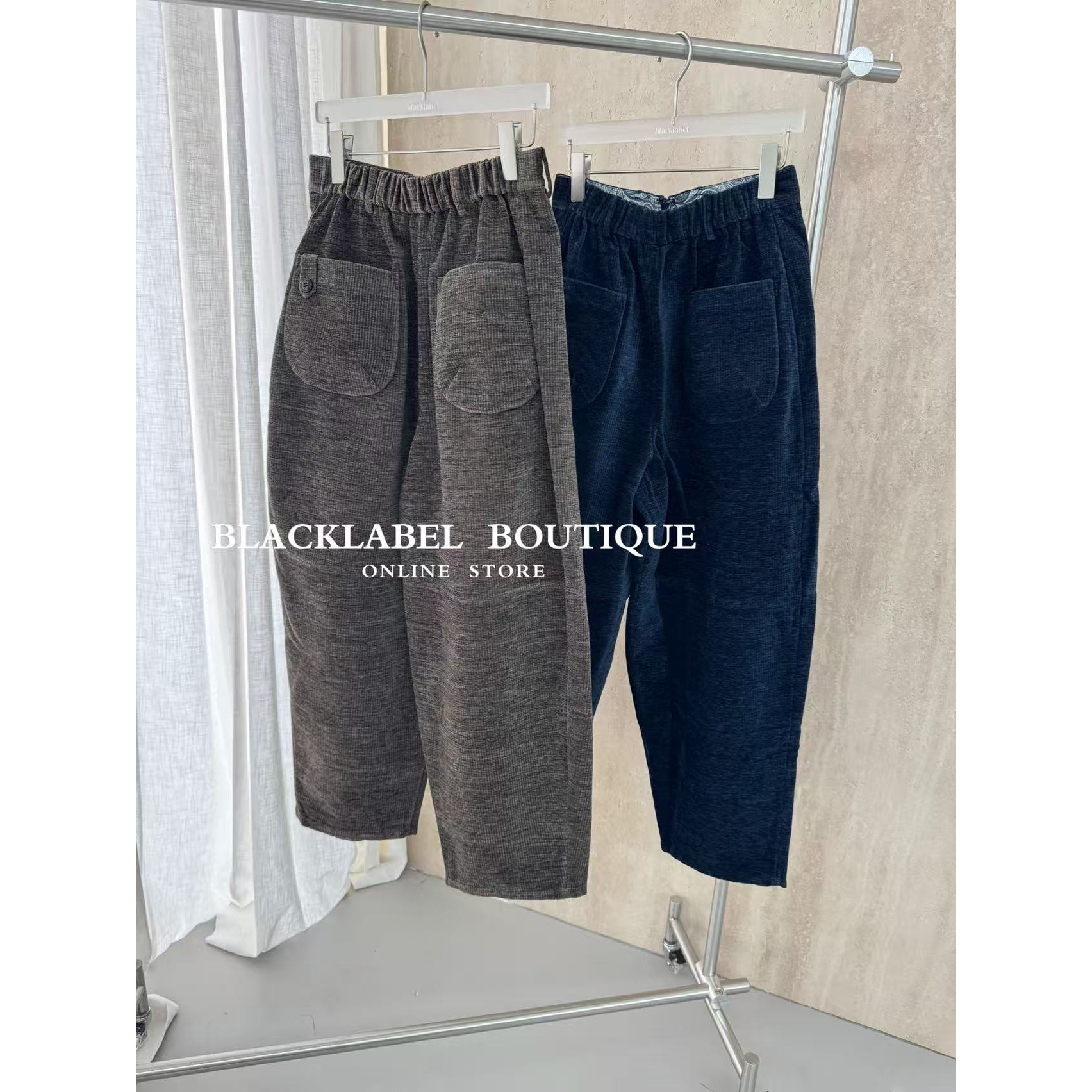 复古时尚萝卜裤百搭显瘦廓弄两面穿休闲裤子25秋新款 灯芯绒面料