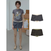 OPEN 短裙短裤 TINA SS26春夏新款 叠穿 真两件套 miu风