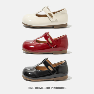 春秋款 女童鞋 甜美小女孩鞋 软底学步鞋 子婴儿黑色单鞋 女宝宝公主鞋