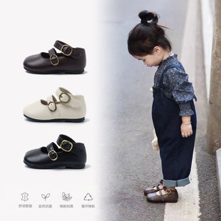 宝宝鞋子婴儿软底学步鞋2026春秋新款公主鞋女童单鞋小皮鞋豆豆鞋