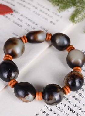 天然原石籽料高档男女款证书手链