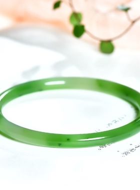 少女小细条妈妈款和田玉手镯正品