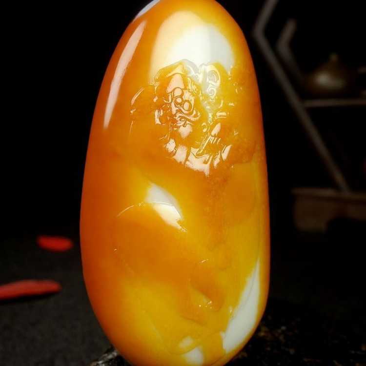 保真新疆和田玉钟馗吊坠