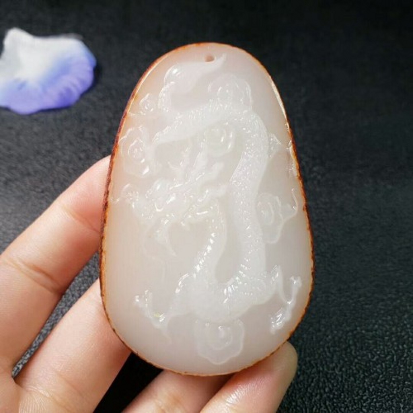 高品质正品玉石玉器生肖龙手把件