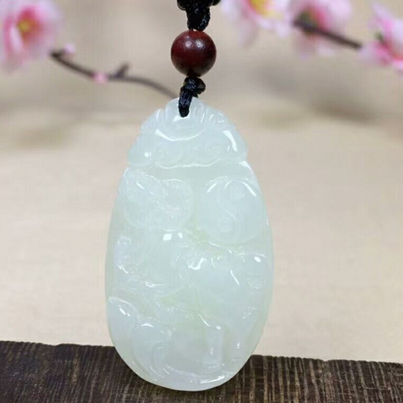 生肖牛属相本命年项链吊坠送证书