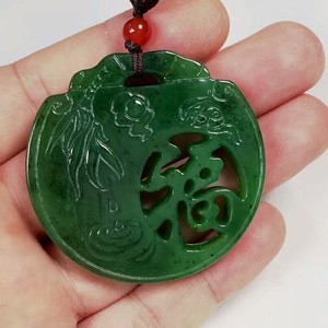 镂空挂件吊坠新疆和田玉