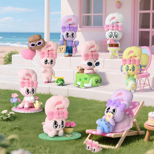 正版 Bunny艾丝乐小兔假日时光系列盲盒潮玩手办摆件礼物女 Esther