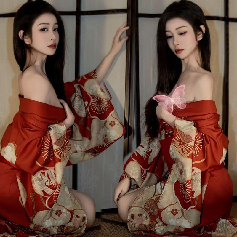 新款日系神明少女正装浴衣写真