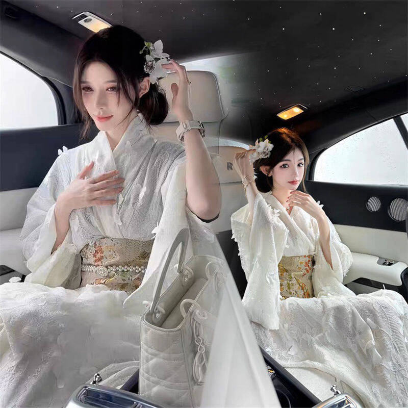 影楼新款蕾丝和服千金氛围温柔风