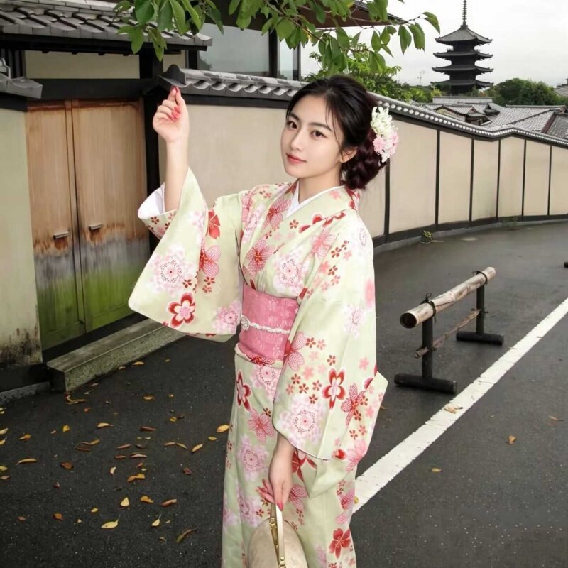 神明少女日系浴衣写真艺术照摄影