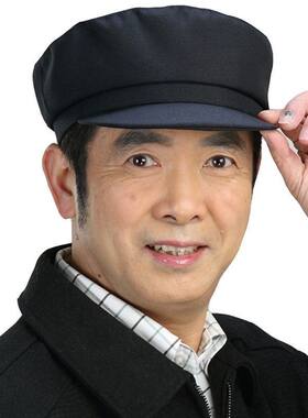 老人老年人帽子男老头帽爷爷春秋夏季中山帽男士平顶帽老式解放帽