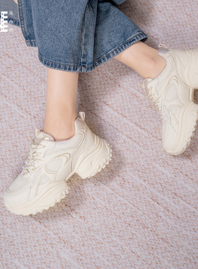 【商场同款】马内尔厚底老爹鞋女网面增高鞋运动休闲鞋GD252021