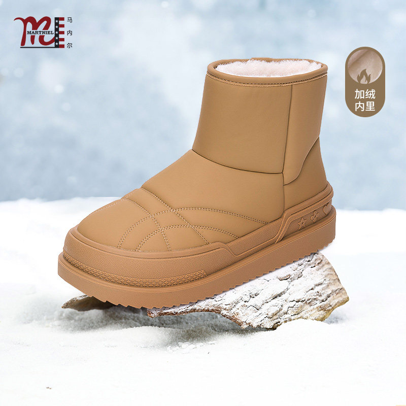 马内尔雪地靴冬季厚底保暖