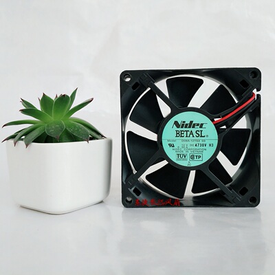 新原装散热风扇 NidecD08A-12TS3 03 12V0.50A 8025 耐用机箱电源