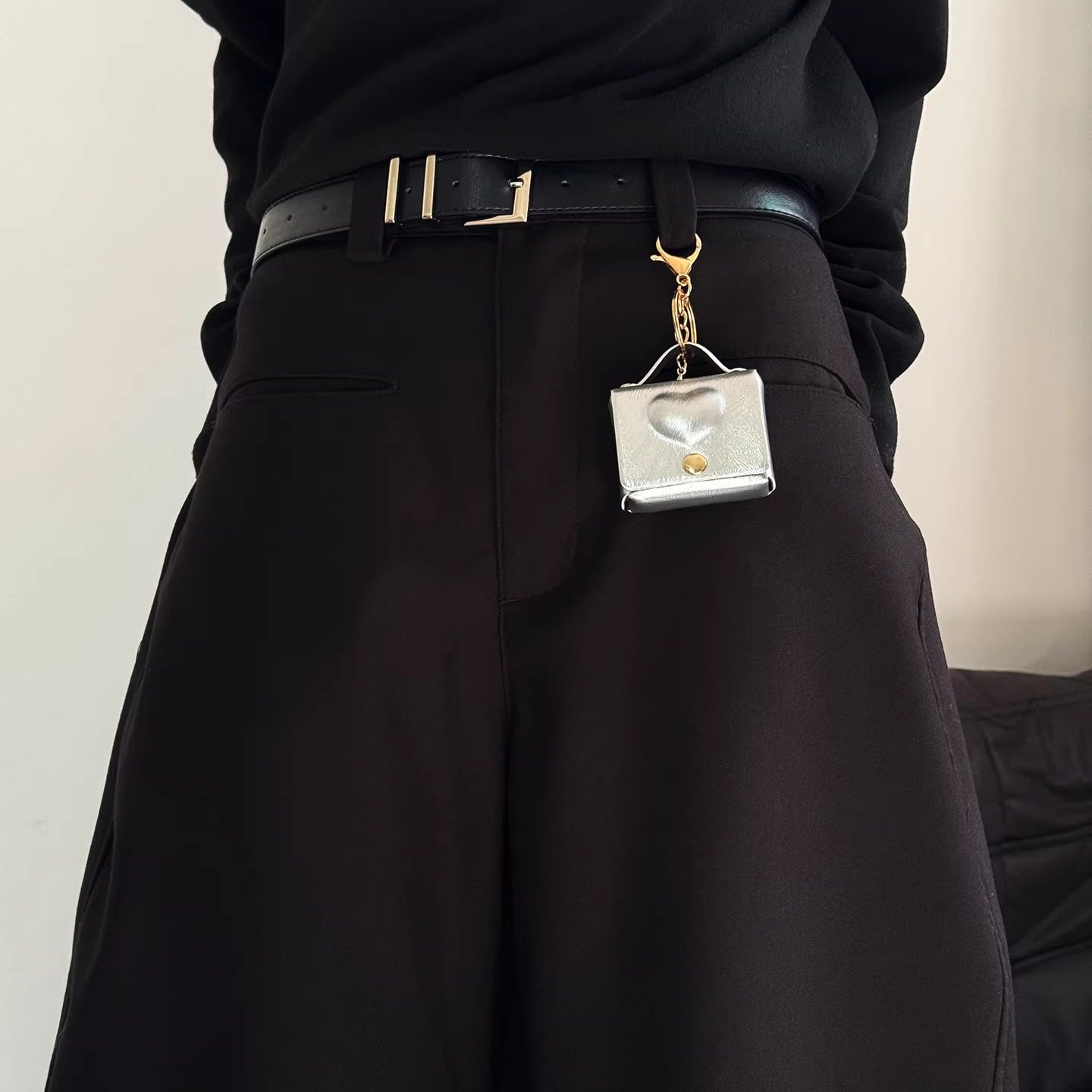 银色迷你零钱小包裤子包包挂件随身便携蓝牙耳机零钱小包腰间配饰,服饰配件/皮带/帽子/围巾,包挂件,淘宝优惠券,粉丝福利购,淘宝优惠卷