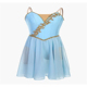 丘比特芭蕾演出服儿童专业比赛服浅蓝色雪纺短裙女童爱神现代舞裙